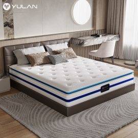 28cm Wholesale Double Layer Pressure Relief Comfort Plush Airflow Convoluted Foam Hotel Mattress