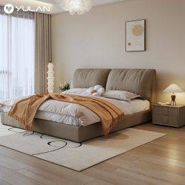 Luxury Double Queen King Size Bed Frame Modern Bedroom Sets Furniture Wooden Bed with Storage