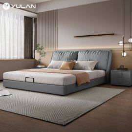 OEM ODM Luxury Italian Bedroom Set Modern Large Storage King Queen Double Bed
